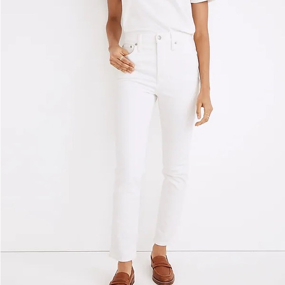Madewell The Perfect Vintage Jean White High Rise Stretch ND501 Women’s Size 27 - Picture 1 of 16
